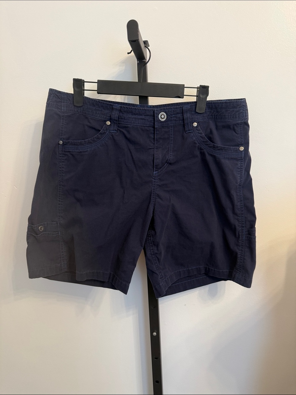Kuhl Women's Navy Born In The Mountains Shorts Size 12